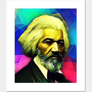 Frederick Douglass Colourful Portrait | Frederick Douglass Artwork 5 Posters and Art